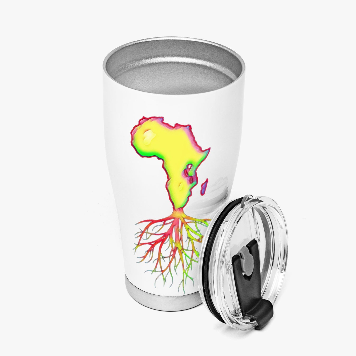 30oz Curve Tumbler with African Roots Image