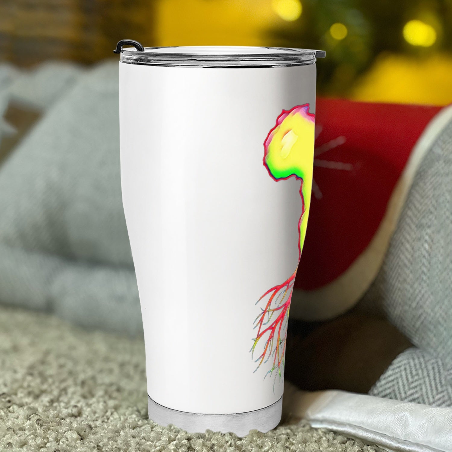 30oz Curve Tumbler with African Roots Image