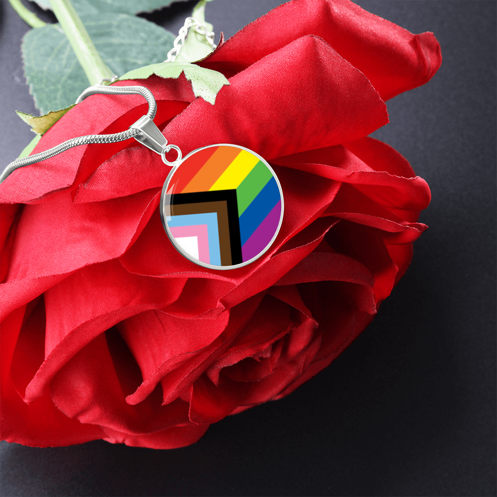 Pride Graphic Circle Necklace