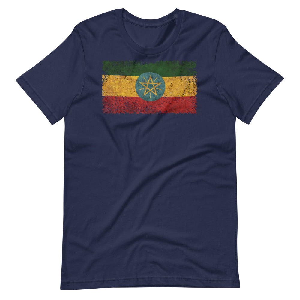 Ethiopia Grunge Short-Sleeve Men's T-Shirt
